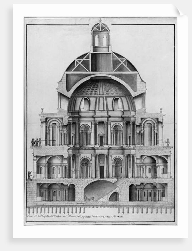 Basilica Saint-Denis, the Valois Tower by French School