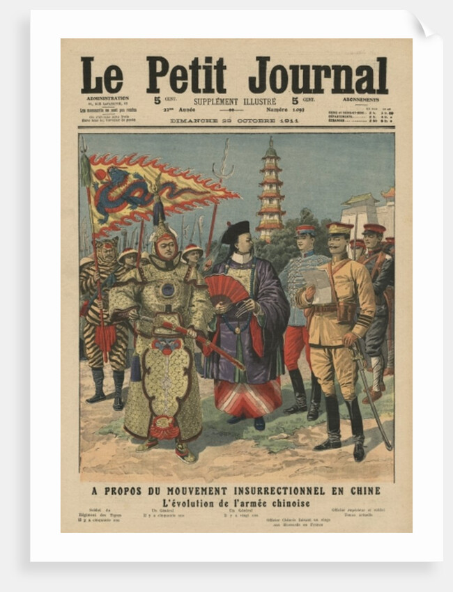 Movement of revolt in China, evolution of the Chinese army by French School