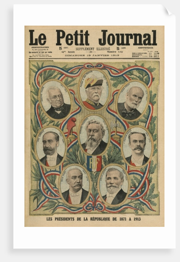 The Presidents of the French Republic from 1817 to 1913 by French School