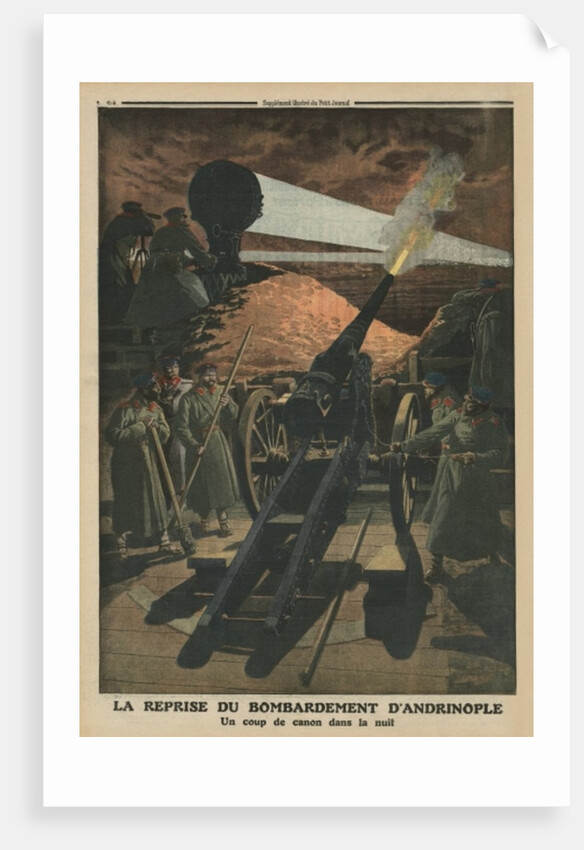 Bombing Andrinople again by French School