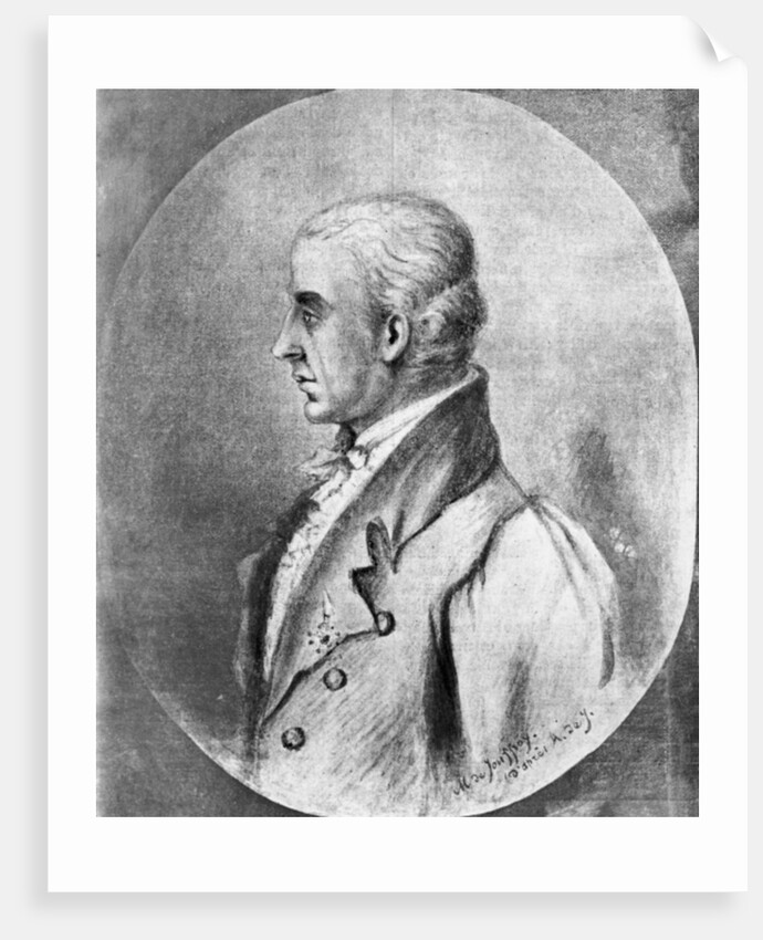 Portrait of Claude-Francois-Dorothee, Marquis de Jouffroy d'Abbans, after 1776 by School French