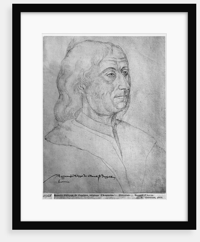 Ms 266 fol.281 Philippe de Commines by Flemish School