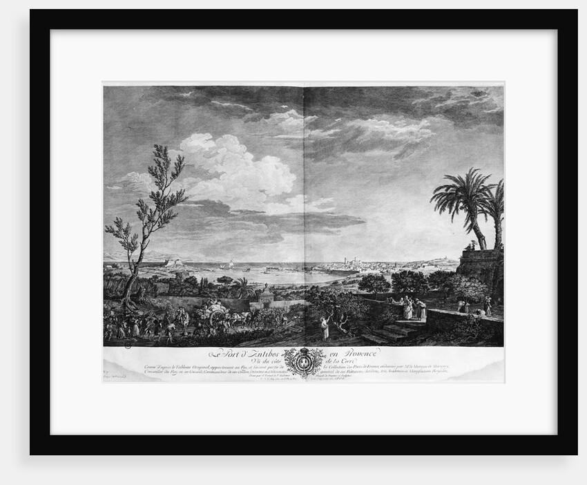 Port of Antibes in Provence, series of 'Les Ports de France' by Claude Joseph Vernet