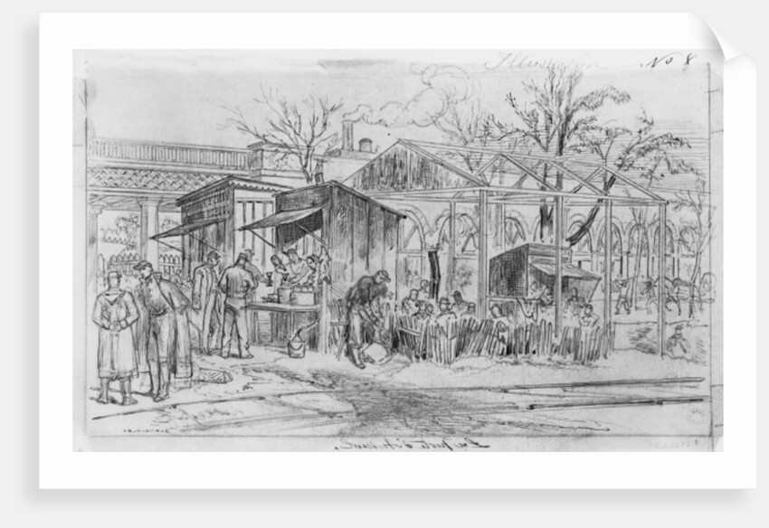 Album of the Siege of Paris, Gate of Auteuil by Gustave Dore