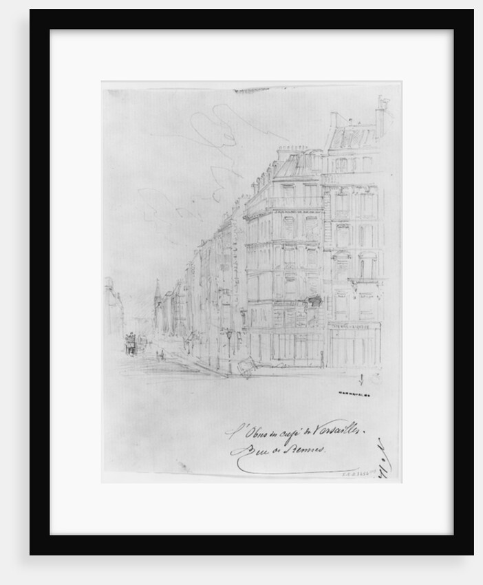 Album of the Siege of Paris, Shell of Cafe de Versailles, rue de Rennes by Gustave Dore