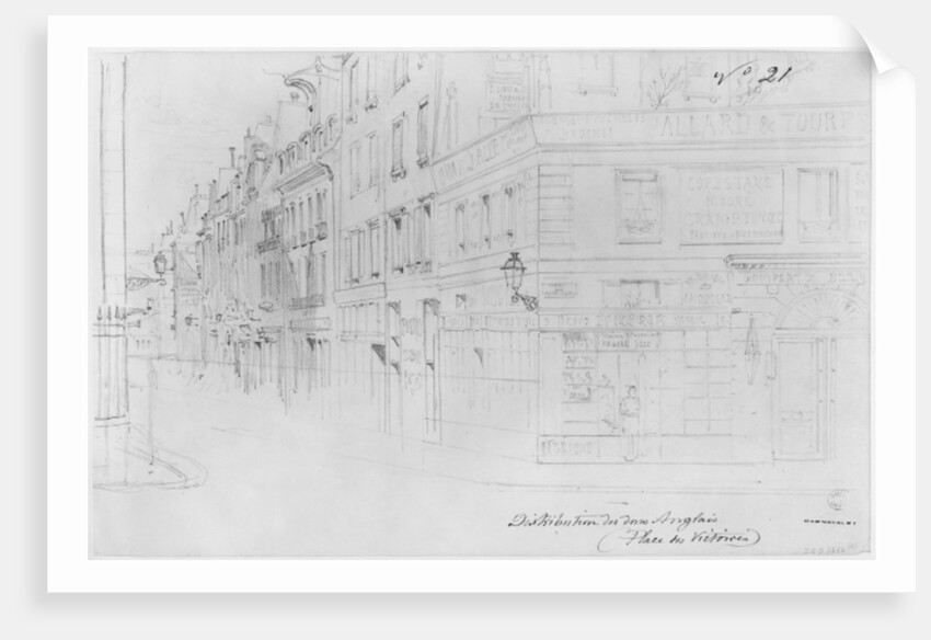 Album of the Siege of Paris, Distribution of British donations, place des Victoires by Gustave Dore