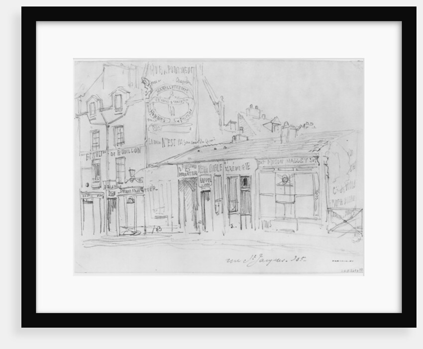 Album of the Siege of Paris, Rue Saint-Jacques by Gustave Dore