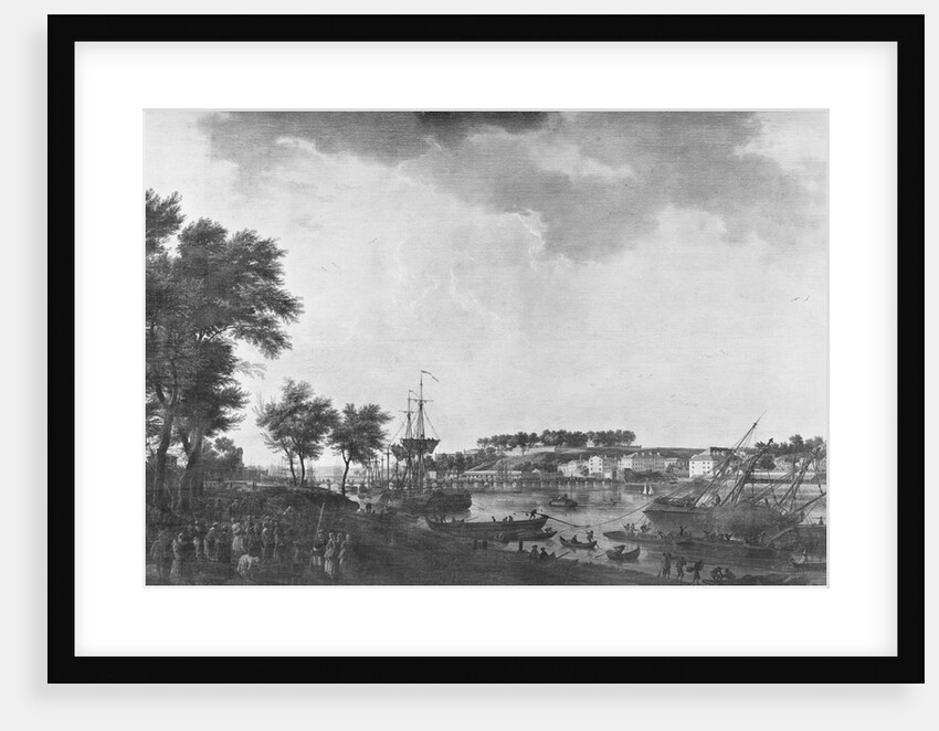 View of Bayonne seen from the avenue of Bouflers near the gate of Mousserole, 1761 by Claude Joseph Vernet