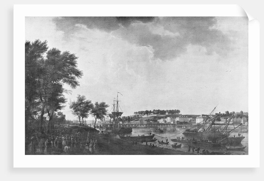 View of Bayonne seen from the avenue of Bouflers near the gate of Mousserole, 1761 by Claude Joseph Vernet