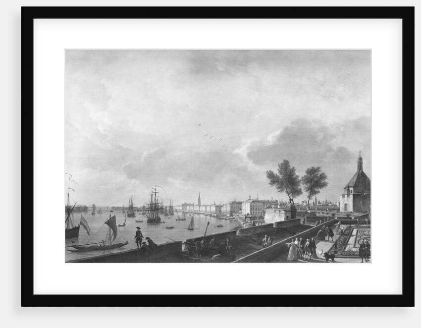View of the Port of Bordeaux seen from Chateau Trompette, 1759 by Claude Joseph Vernet