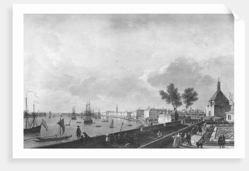 View of the Port of Bordeaux seen from Chateau Trompette, 1759 by Claude Joseph Vernet