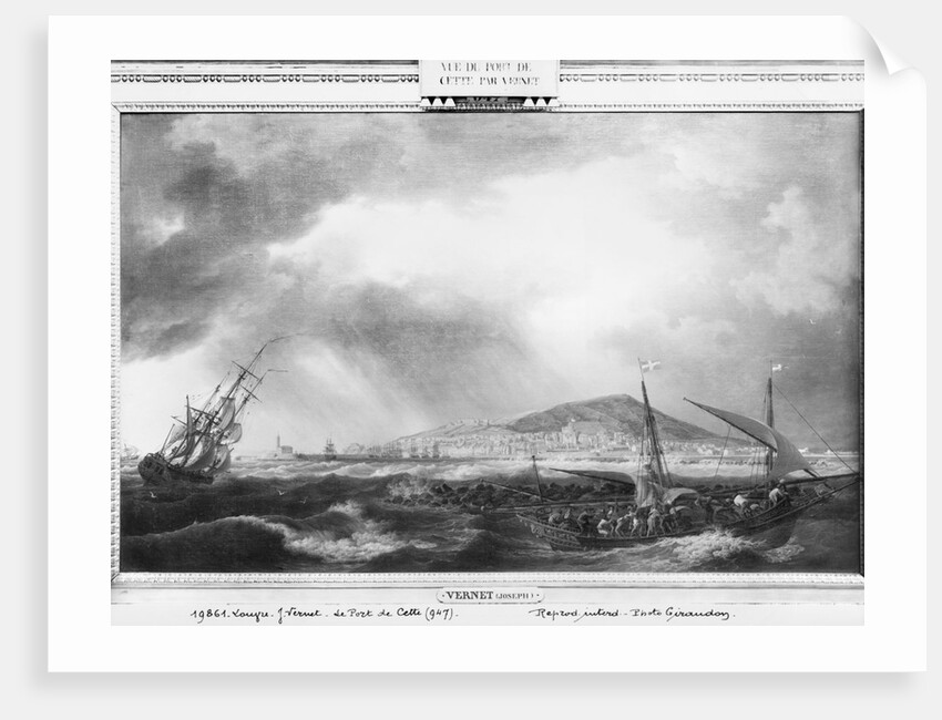 View of the Port of Cette in Languedoc, 1757 by Claude Joseph Vernet