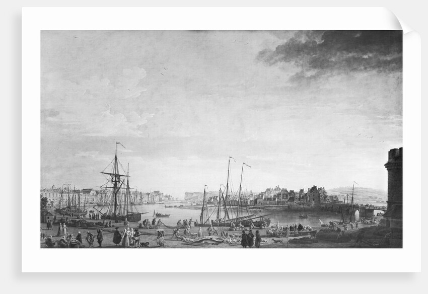 View of the Port of Dieppe, 1765 by Claude Joseph Vernet