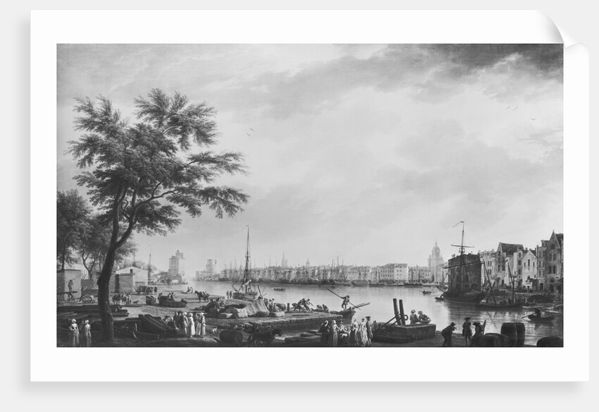 Port of La Rochelle, seen from the small shore, 1762 by Claude Joseph Vernet