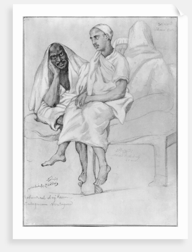 Negro and Arab from Mostaganem by Theodore Chasseriau