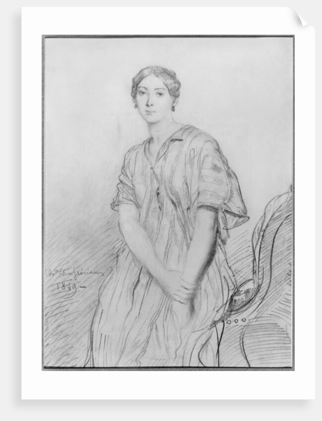 Portrait of Alice Ozy, 1849 by Theodore Chasseriau