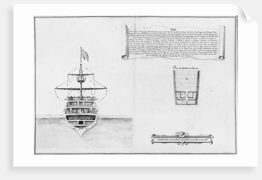 nner prow of a vessel by French School