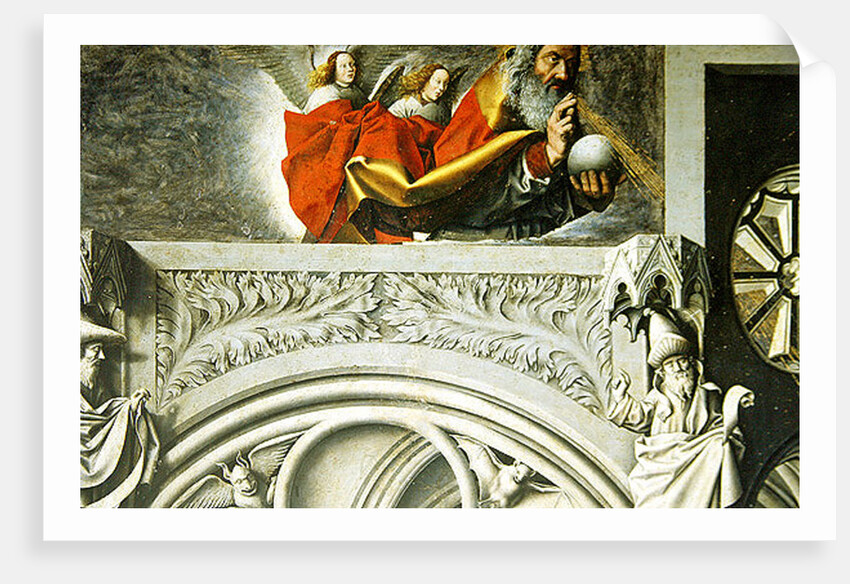 God the Father in Heaven sending out his Son to the Virgin Mary, c.1445 by Master of the Aix Annunciation