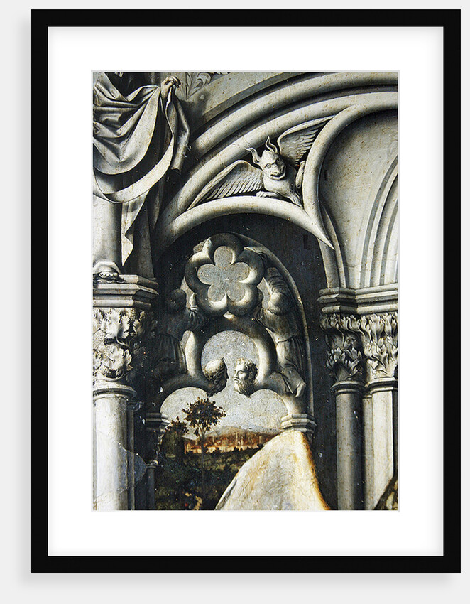 Architectural details from the Aix Annunciation, c.1445 by Master of the Aix Annunciation