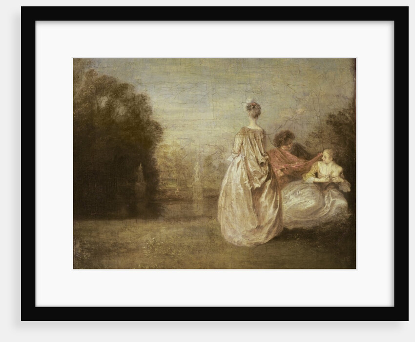 The Two Cousins, 1716-20 by Jean Antoine Watteau