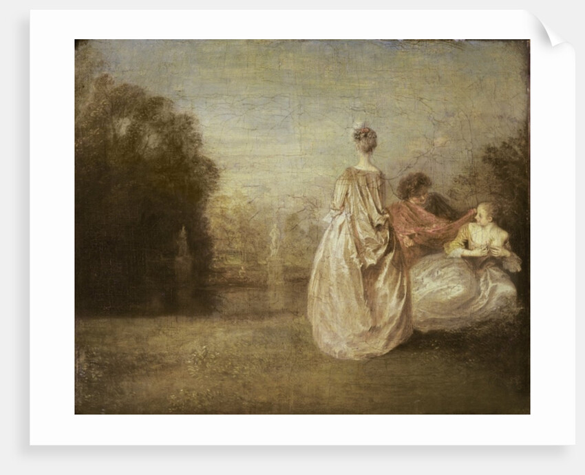 The Two Cousins, 1716-20 by Jean Antoine Watteau