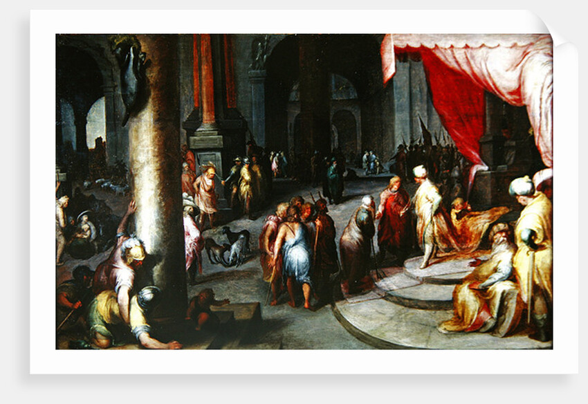 Joseph Presents his Father and Brothers to the Pharaoh, c.1590 by Jan Harmensz Muller