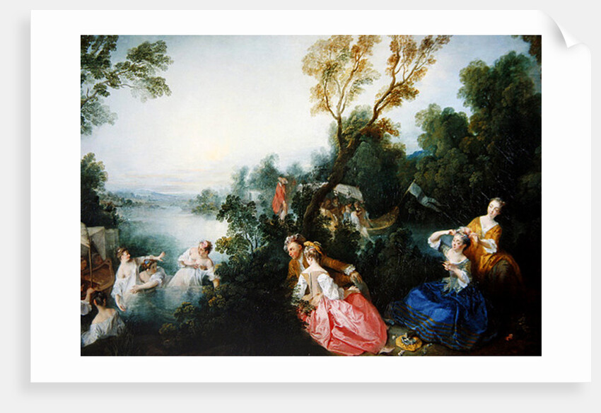 The Pleasures of Bathing by Nicolas Lancret