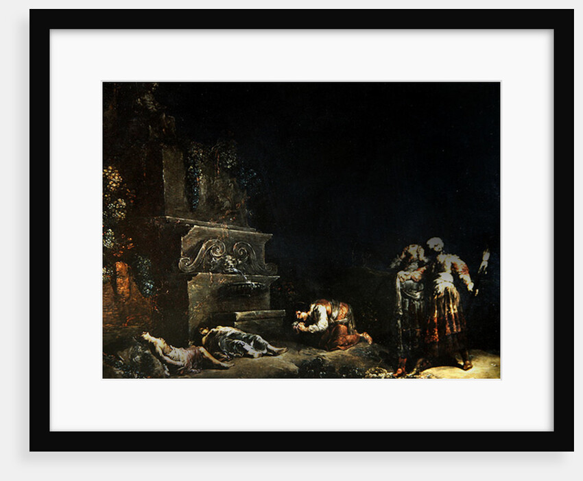 The Discovery of the Bodies of Pyramus and Thisbe, c.1630-35 by Leonard Bramer