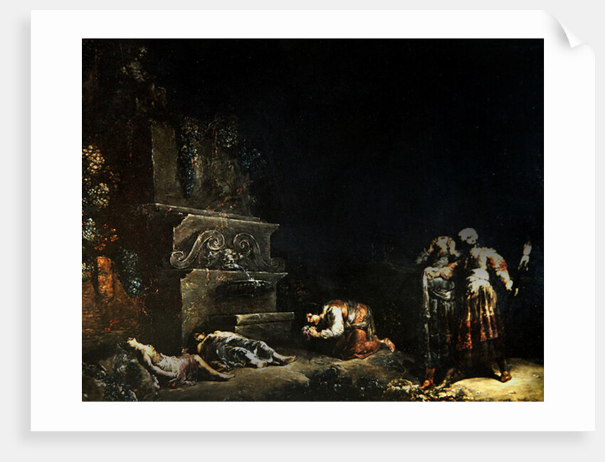 The Discovery of the Bodies of Pyramus and Thisbe, c.1630-35 by Leonard Bramer