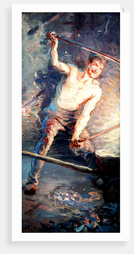 The Fire, 1889 by Jean-Andre Rixens