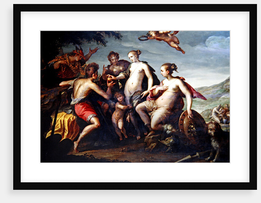 The Judgement of Paris by Johann or Hans von Aachen