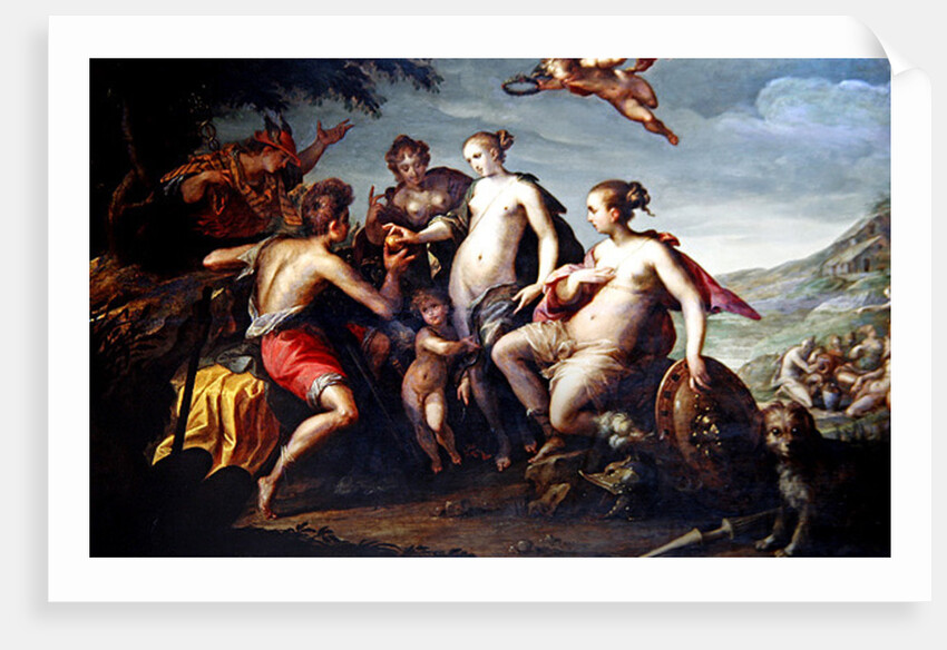 The Judgement of Paris by Johann or Hans von Aachen