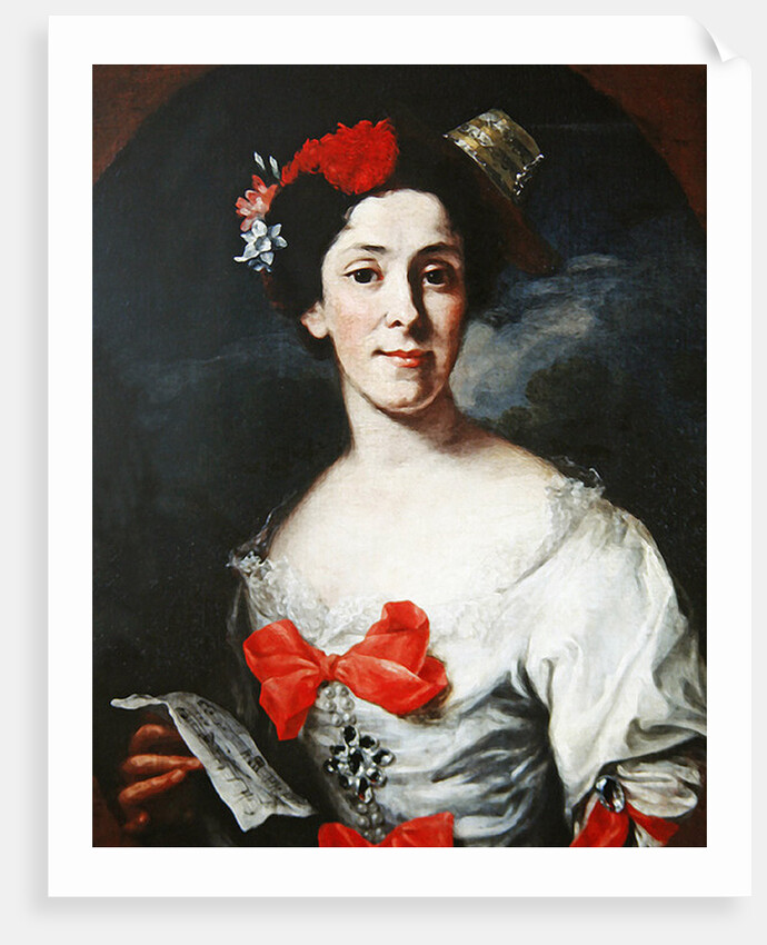 Portrait of a Woman, or The Music, c.1750-65 by Giuseppe Bonito