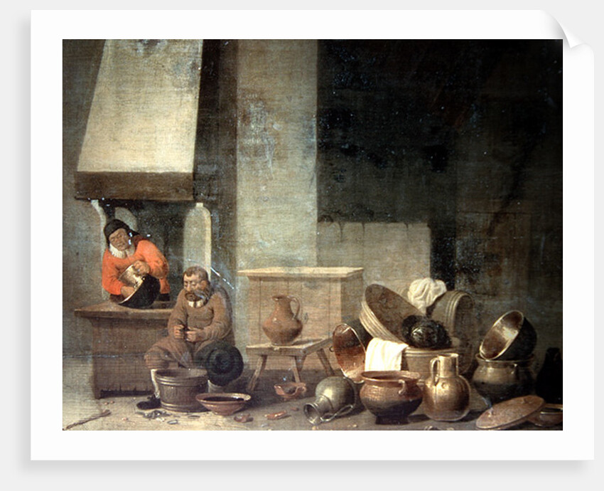 The Scullery Maid by Flemish School