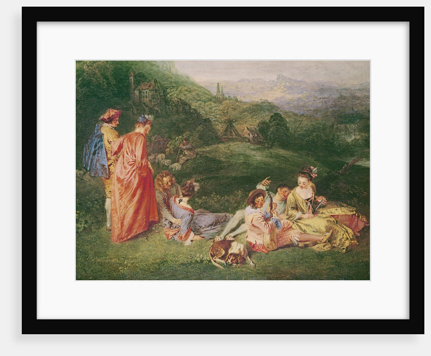 Peaceful Love, c.1718-19 by Jean Antoine Watteau