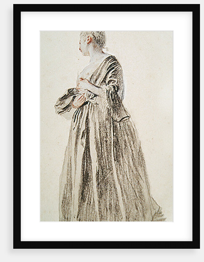 Standing Woman by Jean Antoine Watteau