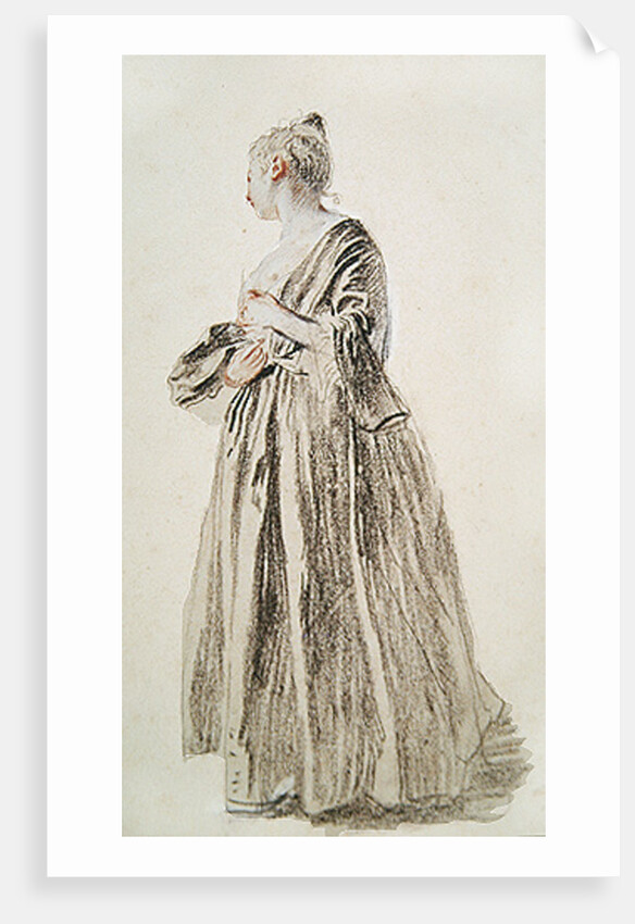 Standing Woman by Jean Antoine Watteau