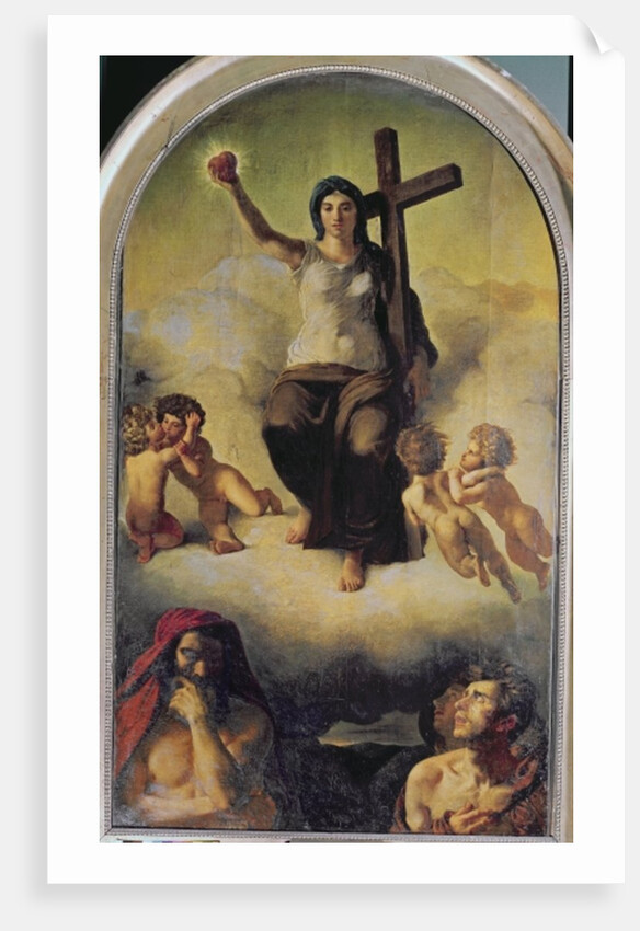 The Virgin of the Sacred Heart, 1821 by Ferdinand Victor Eugene Delacroix