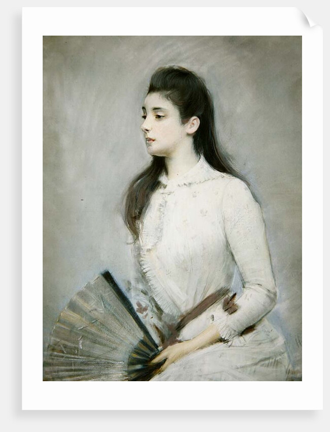 Portrait of Marie Jeanne Gouzien, 1888/9 by Paul Cesar Helleu