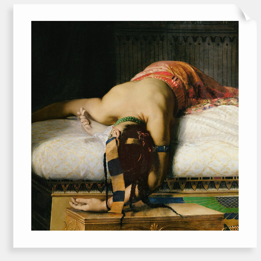 Death of Cleopatra, 1874 by Jean-Andre Rixens