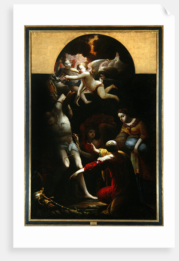 St. Sebastian by Denys Calvaert or Calvart