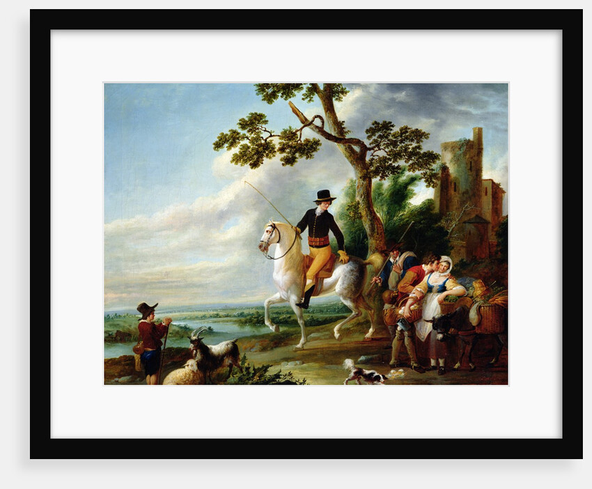 A Romantic Meeting by Louis Joseph Watteau