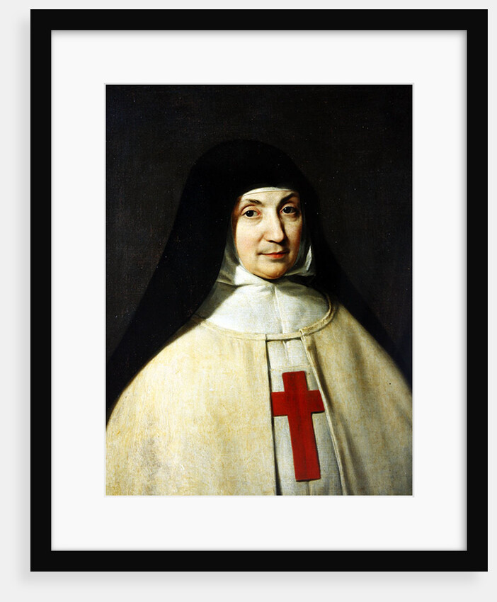 Portrait of Angelique Arnauld d'Andilly by Philippe de Champaigne