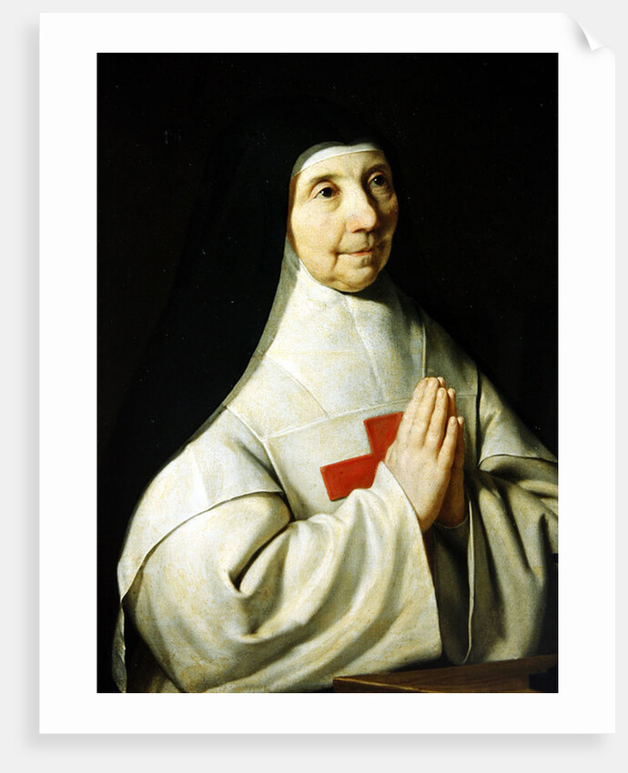 Portrait of Catherine-Agnes Arnauld, 1662 by Philippe de Champaigne