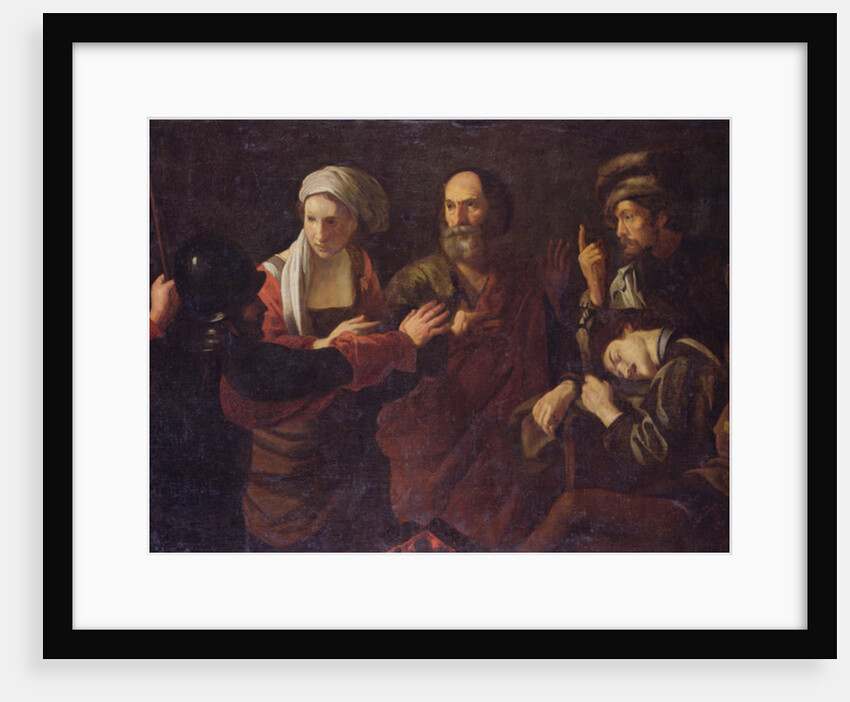 The Denial of St. Peter by Nicolas (after) Tournier