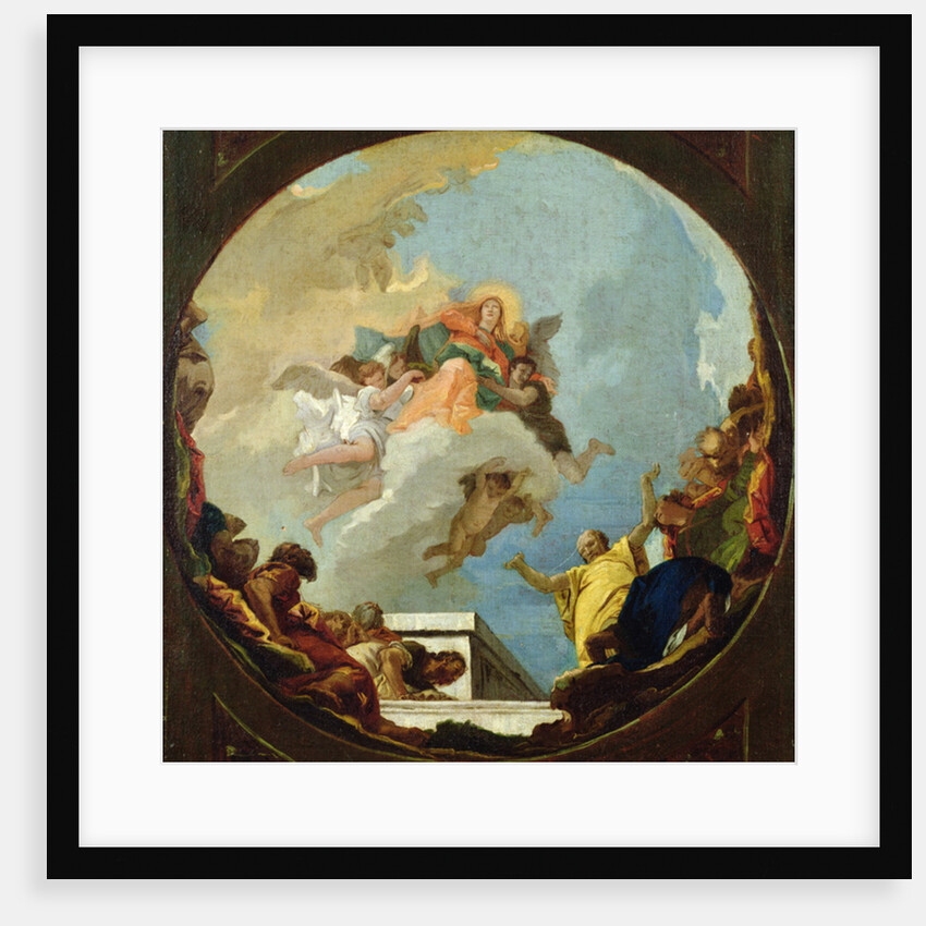 Assumption of the Virgin by Giovanni Battista (1696-1770) Tiepolo