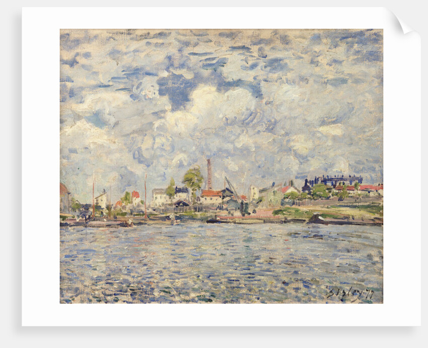 The Seine at Point du Jour, 1877 by Alfred Sisley