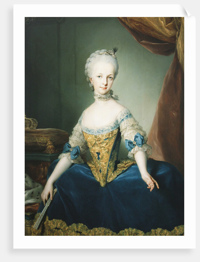 Maria Josepha of Austria by Anton Raphael Mengs