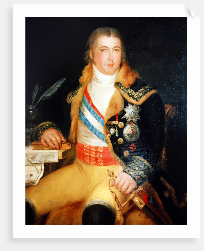 Portrait of Manuel Godoy by Antonio Carnicero