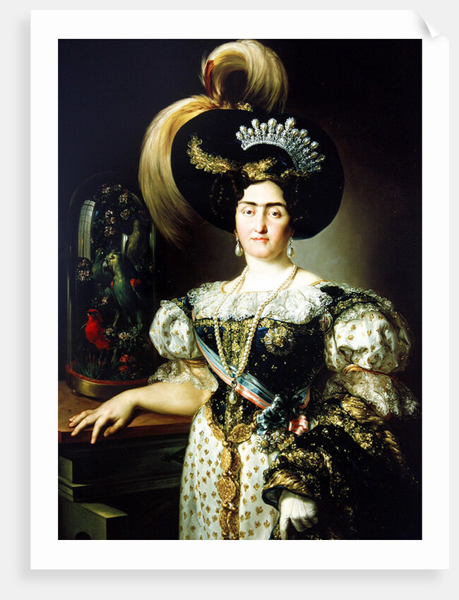 Maria Francisca de Braganca and Bourbon by Vicente Lopez y Portana